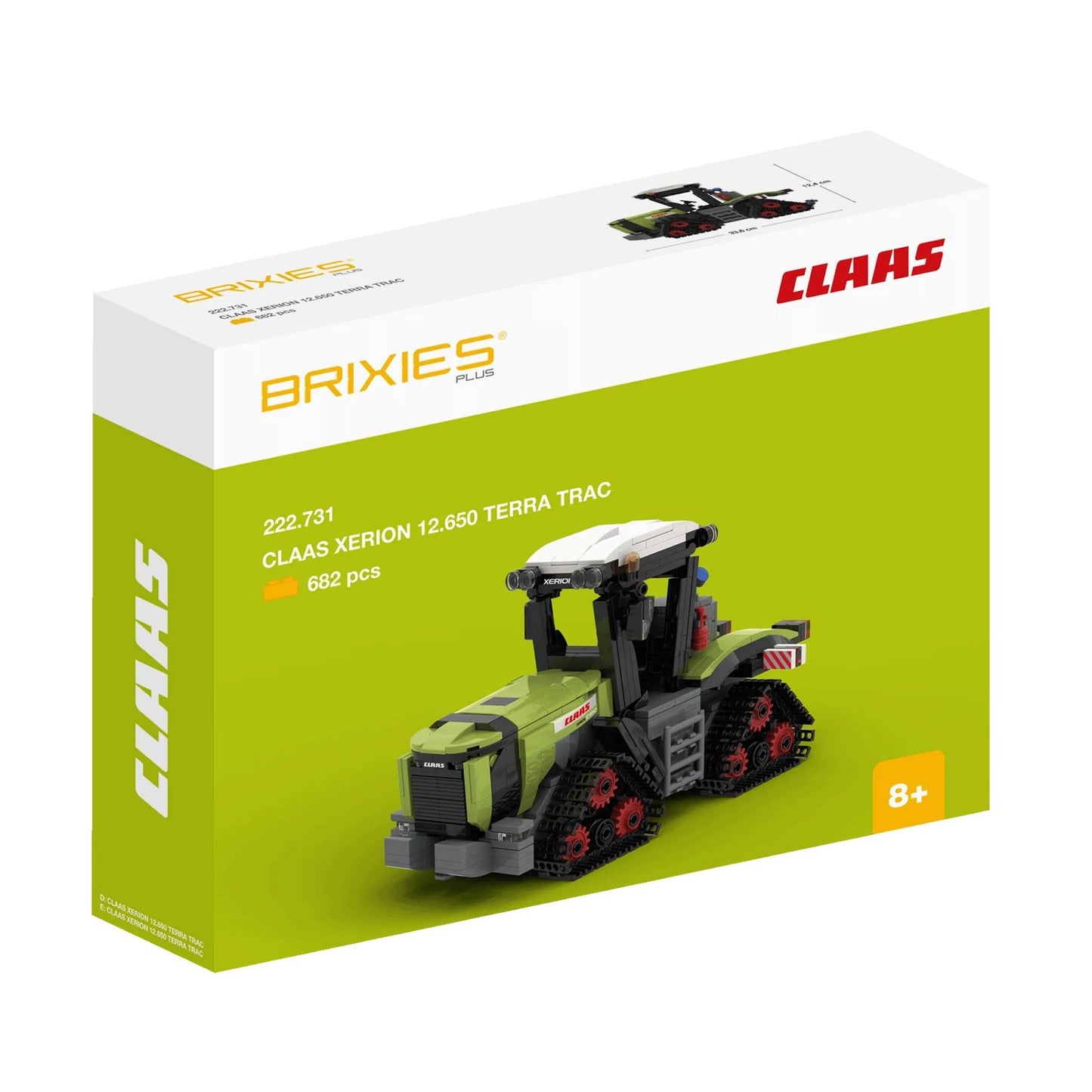Brixies Plus Claas Xerion 12.650 TerraTrac Brick Model 682pcs 222731