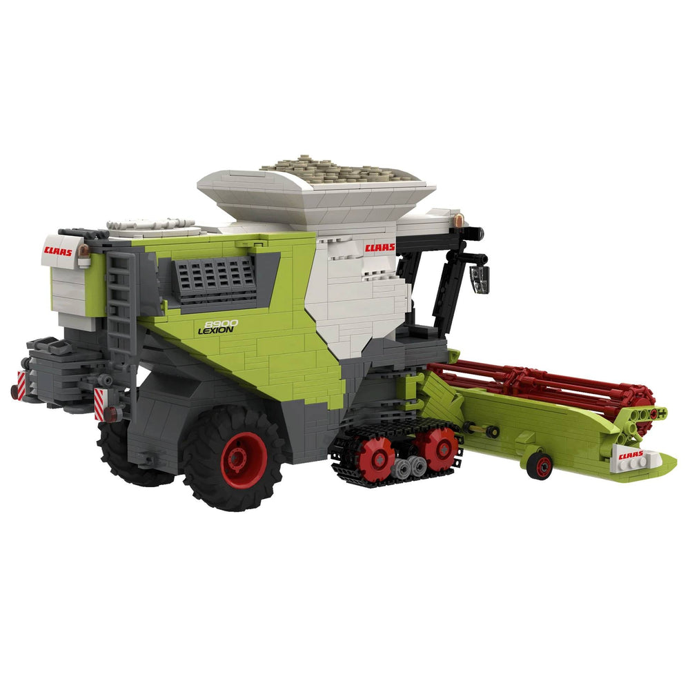 Brixies Plus Claas Lexion 8900 TerraTrac Incl Trailer Brick Model 1498pcs 222734