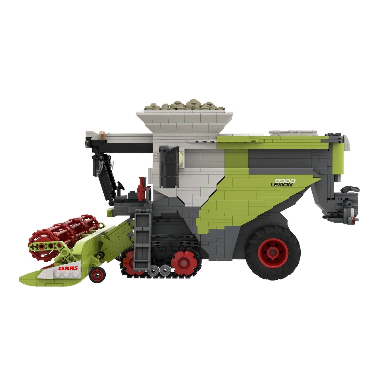 Brixies Plus Claas Lexion 8900 TerraTrac Incl Trailer Brick Model 1498pcs 222734