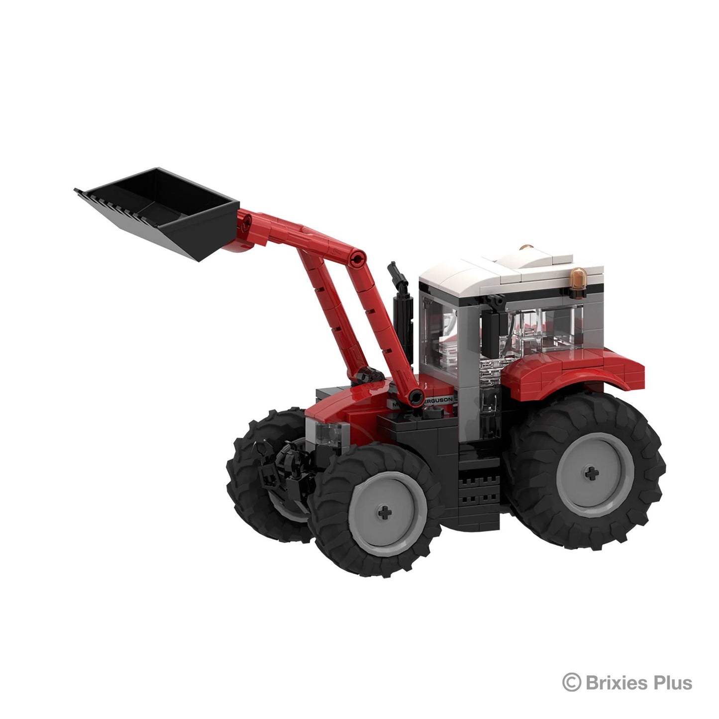 BRIXIES Plus Massey 5S with front loader - 1:32 Brick Model 279pcs 222775