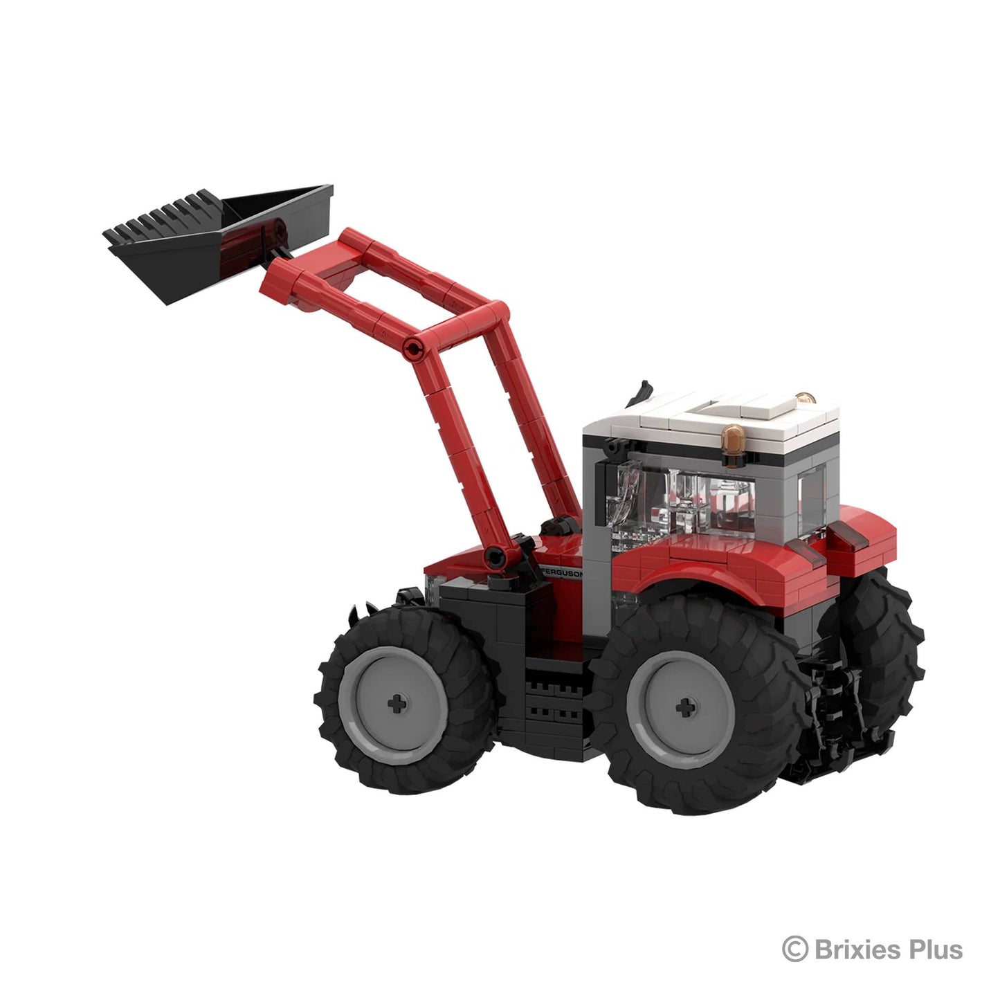 BRIXIES Plus Massey 5S with front loader - 1:32 Brick Model 279pcs 222775