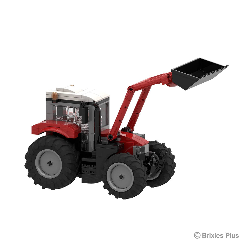 BRIXIES Plus Massey 5S with front loader - 1:32 Brick Model 279pcs 222775