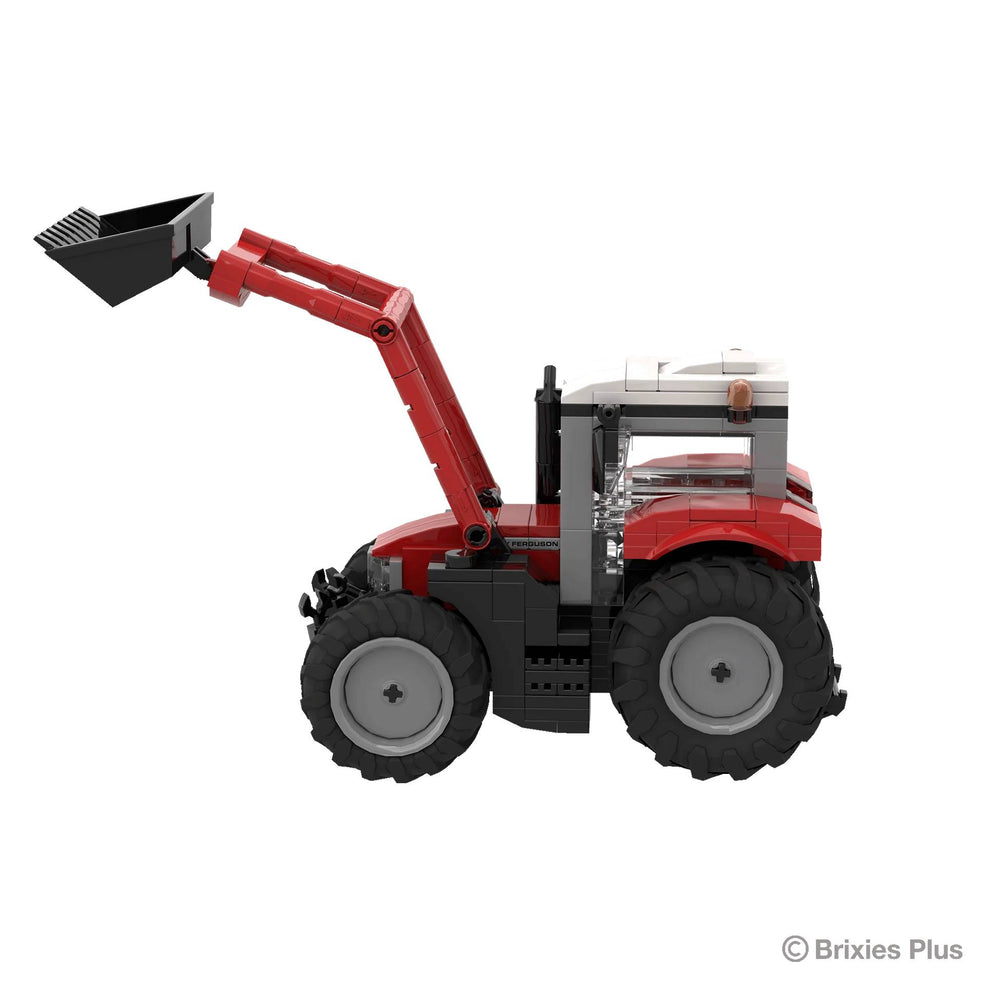 BRIXIES Plus Massey 5S with front loader - 1:32 Brick Model 279pcs 222775