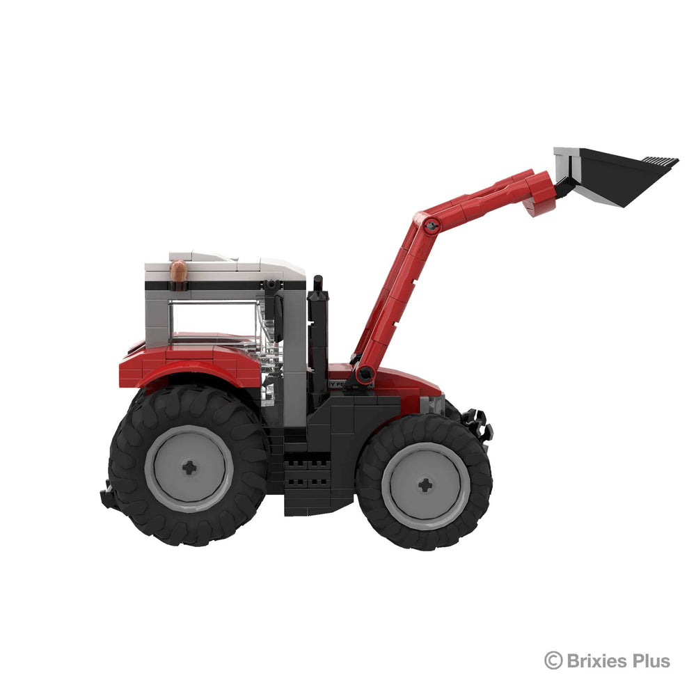 BRIXIES Plus Massey 5S with front loader - 1:32 Brick Model 279pcs 222775