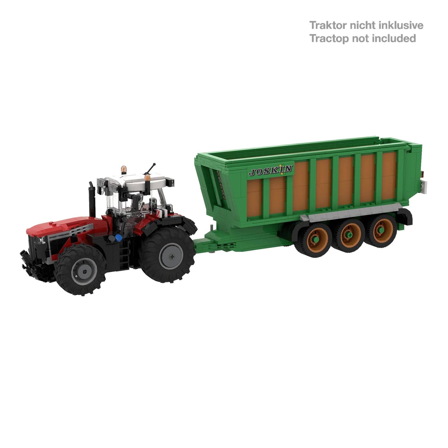 Brixies Plus Joskin Drakkar Loading Wagon Brick Model 423pcs 222779