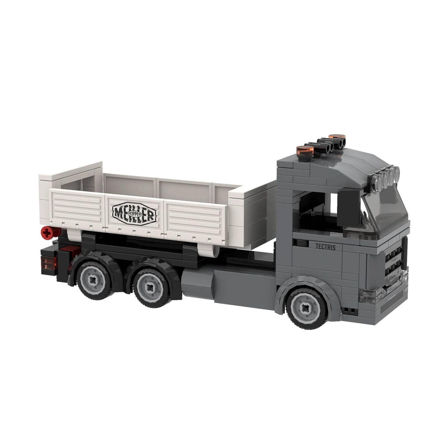 Brixies Plus Meiller Trigenius Three-Way Tipper Brick Model 263pcs 222825