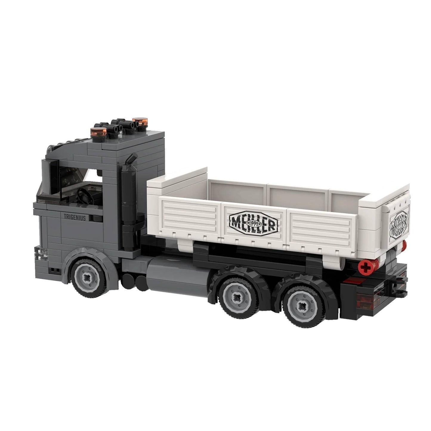 Brixies Plus Meiller Trigenius Three-Way Tipper Brick Model 263pcs 222825