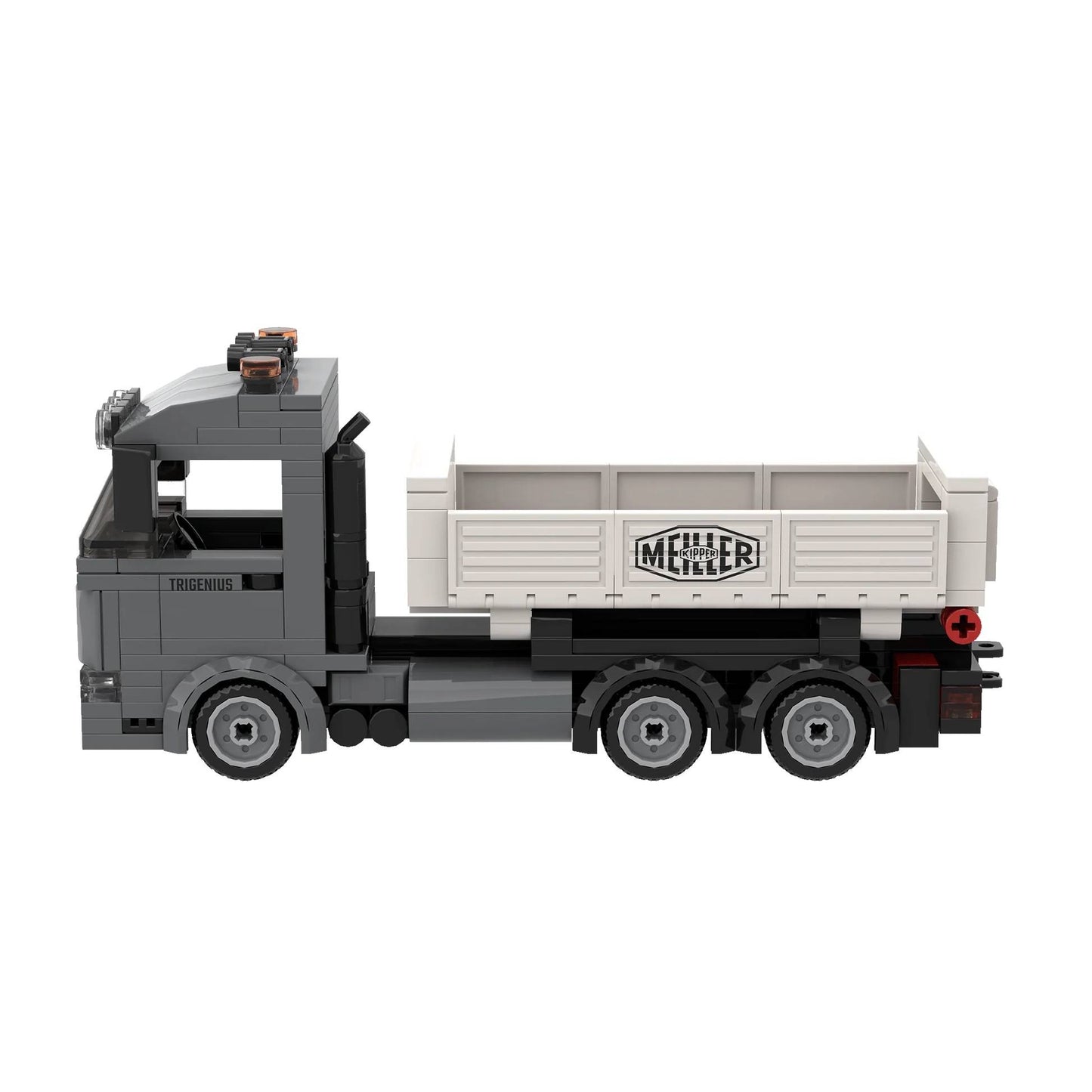 Brixies Plus Meiller Trigenius Three-Way Tipper Brick Model 263pcs 222825