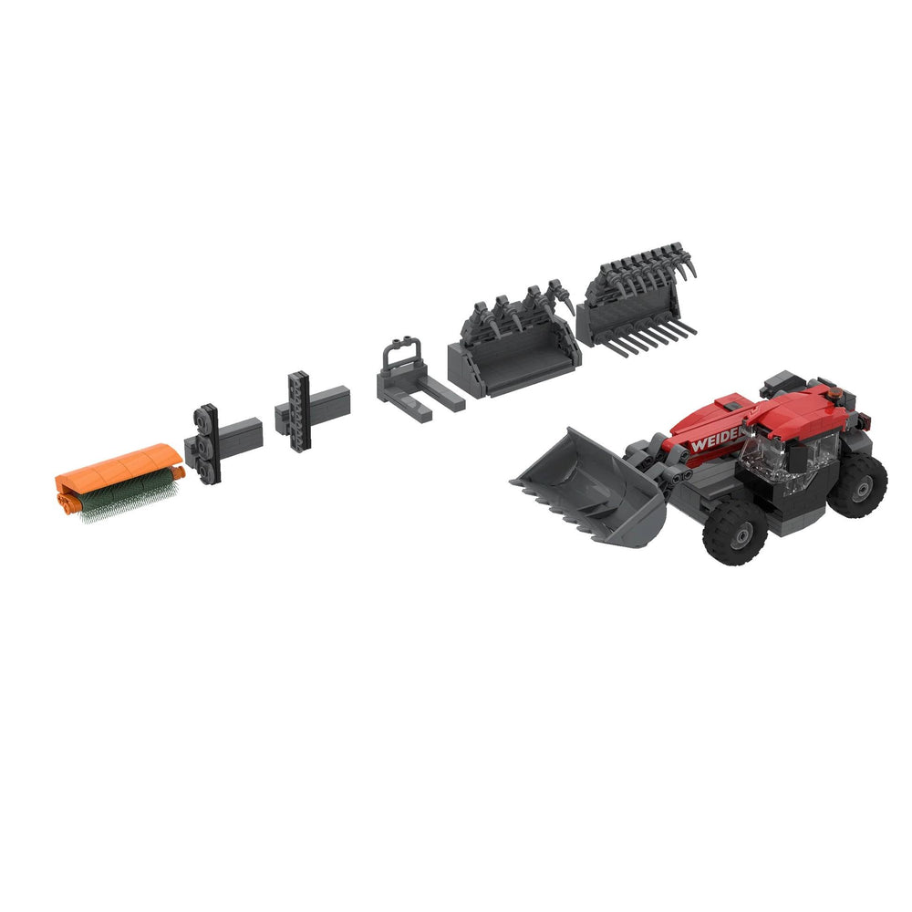 Brixies Plus Weidemann T6025 w/Accessories Brick Model 222829