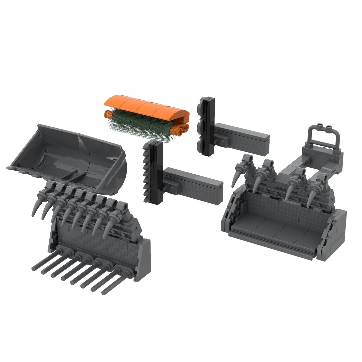 Brixies Plus Weidemann T6025 w/Accessories Brick Model 222829