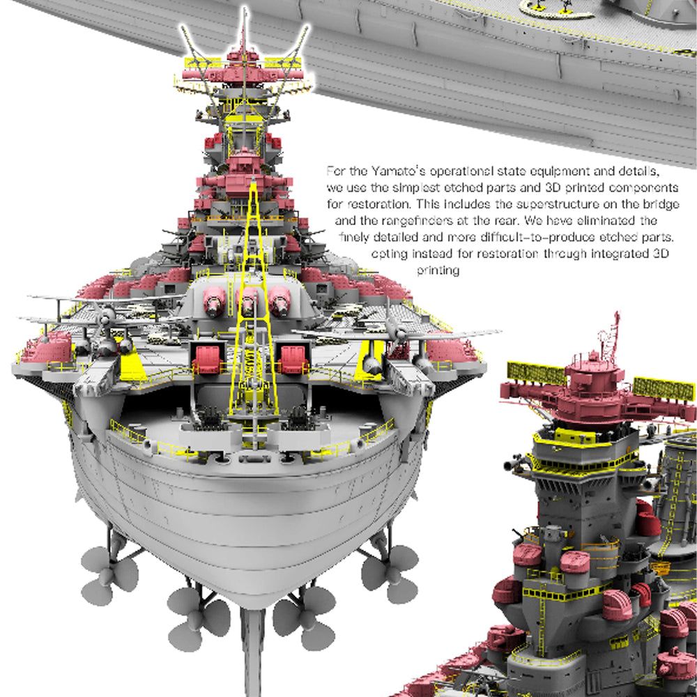 Border Models BS-004 Yamato IJN Battle Ship 1:350 Model Kit