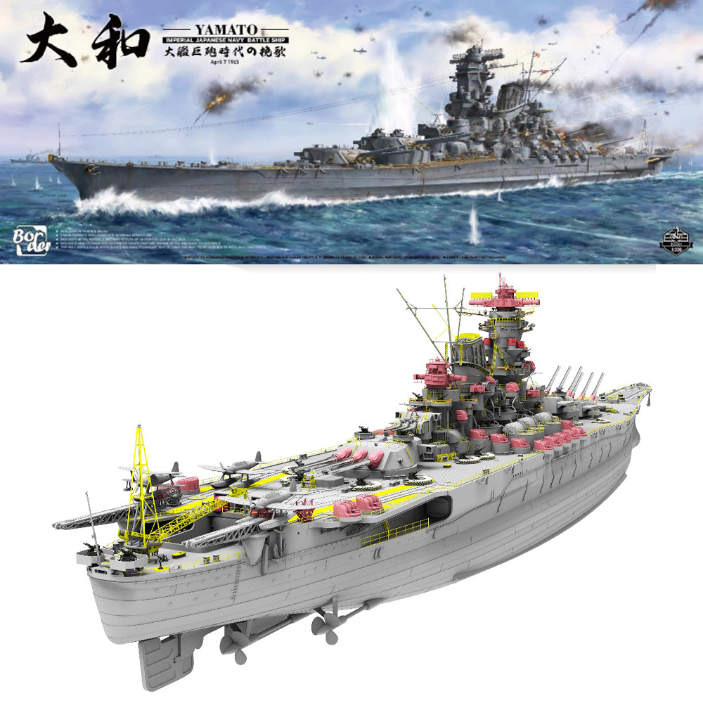 Border Models BS-004 Yamato IJN Battle Ship 1:350 Model Kit