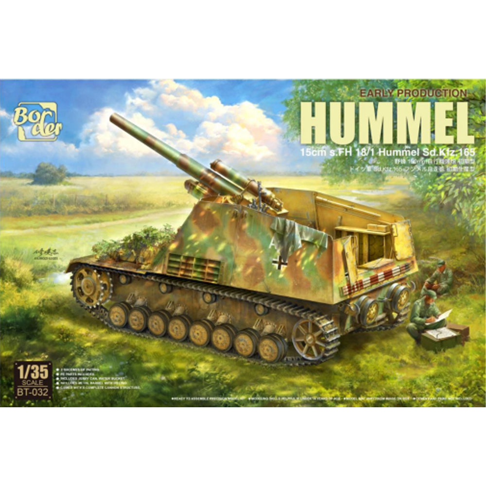 Border Models BT-032 Hummel Sd.Kfz.165 15cm s.FH Early Prod. 1:35 Model Kit
