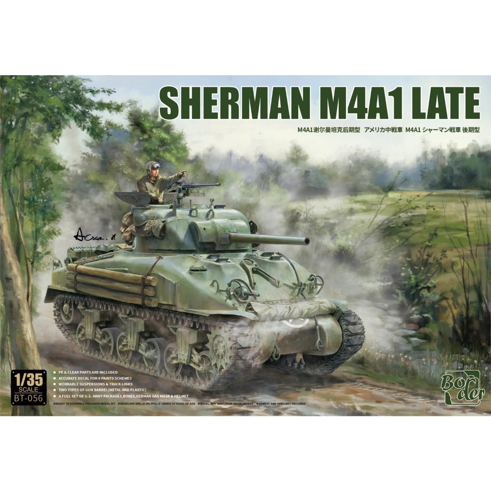 Border Model BT-056 Sherman M4A1 Late 1:35 Model Kit