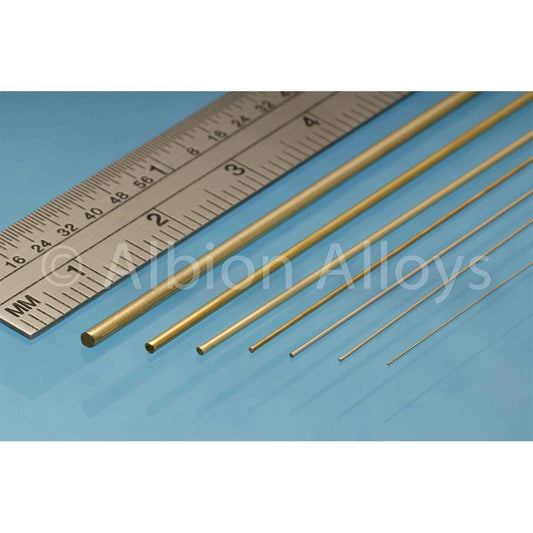 Albion Alloys BW05 Brass Rod 0.5mm