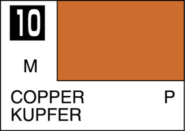 Mr. Hobby Mr. Colour - 010 - Copper 10ml Acrylic Model Paint