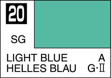 Mr. Hobby Mr. Colour - 020 - Light Blue 10ml Acrylic Model Paint