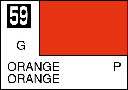 Mr. Hobby Mr. Colour - 059 - Orange 10ml Acrylic Model Paint