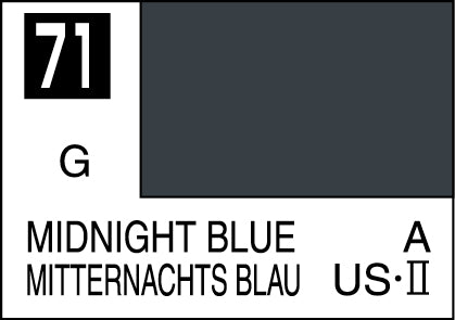 Mr. Hobby Mr. Colour - 071 - Midnight Blue 10ml Acrylic Model Paint