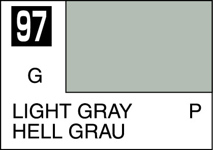 Mr. Hobby Mr. Colour - 097 - Light Gray 10ml Acrylic Model Paint
