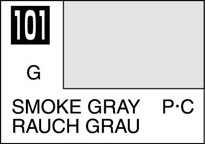 Mr. Hobby Mr. Colour - 101 - Smoke Gray 10ml Acrylic Model Paint