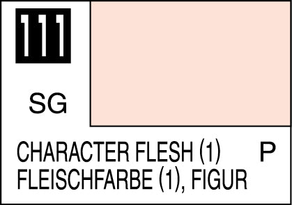 Mr. Hobby Mr. Colour - 111 - Character Flesh (1) 10ml Acrylic Model Paint