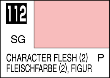 Mr. Hobby Mr. Colour - 112 - Character Flesh (2) 10ml Acrylic Model Paint