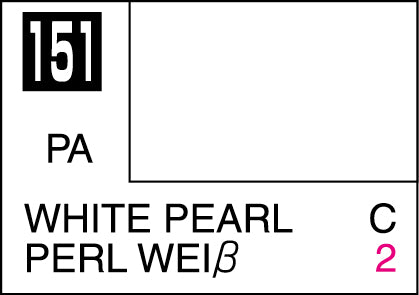 Mr. Hobby Mr. Colour - 151 - White Pearl 10ml Acrylic Model Paint