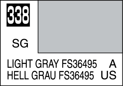 Mr. Hobby Mr. Colour - 338 - Light Gray FS36495 10ml Acrylic Model Paint