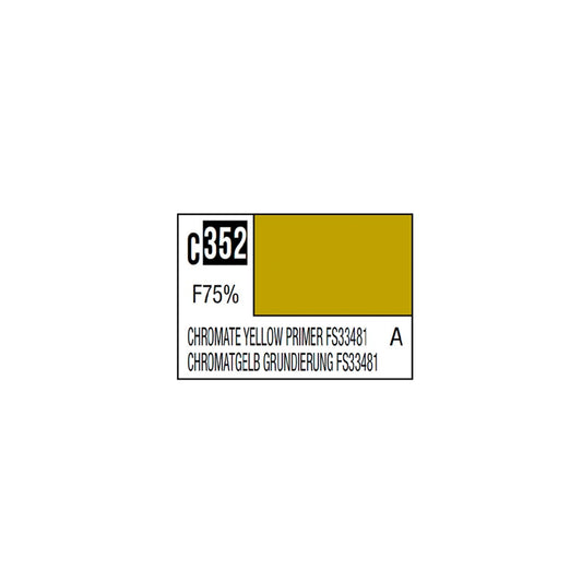 Mr. Hobby Mr. Colour - 352 - Chromate Yellow Primer 10ml Acrylic Model Paint