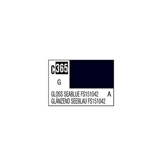 Mr. Hobby Mr. Colour - 365 - Glossy Seablue FS151042 10ml Acrylic Model Paint