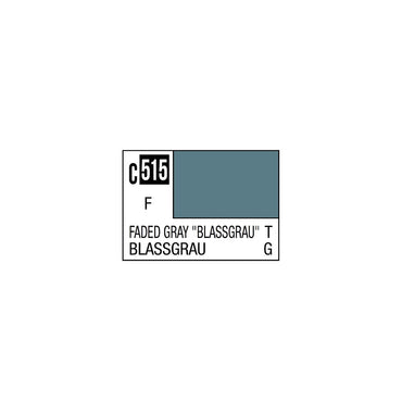Mr. Hobby Mr. Colour - 515 - Faded Gray "Blassgrau" 10ml Acrylic Model Paint