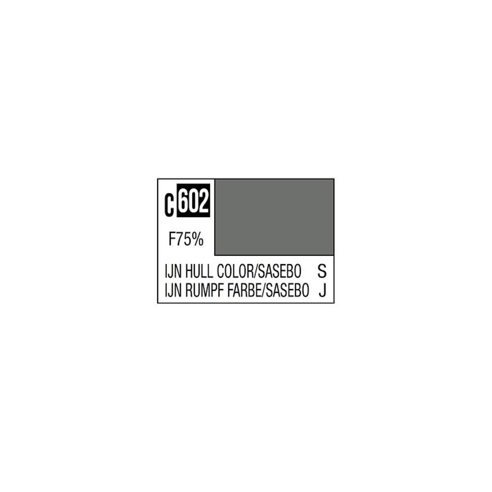 Mr. Hobby Mr. Colour - 602 - IJN Hull Color (Sasebo) 10ml Acrylic Mode ...