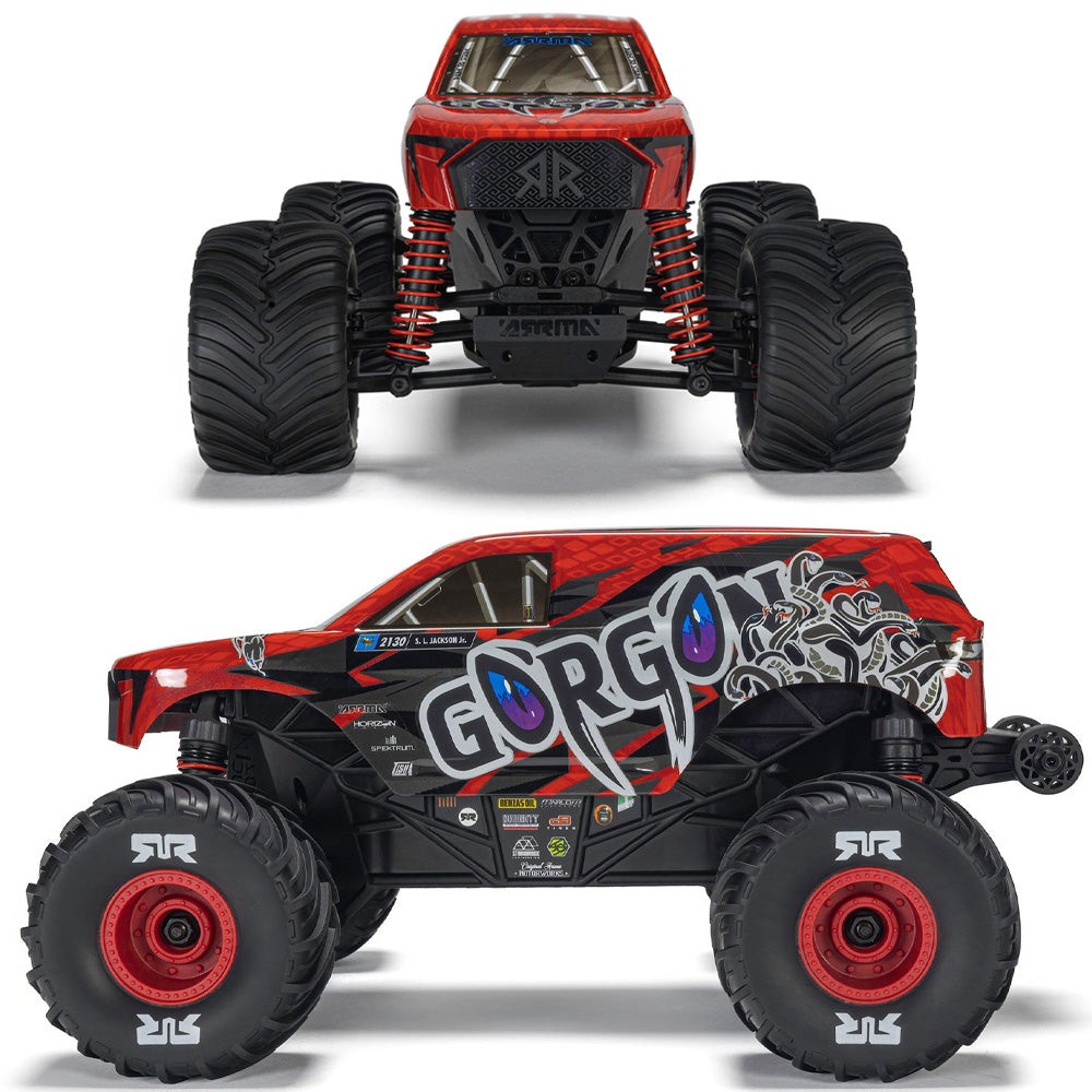 Arrma Gorgon Grom 4X4 2S RTR 1:16 RC Monster Truck - Red