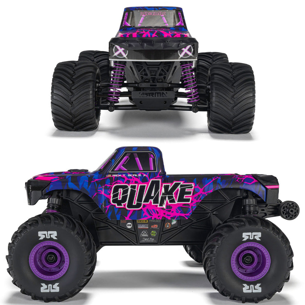Arrma Quake Grom 4X4 2S RTR 1:16 RC Monster Truck - Purple