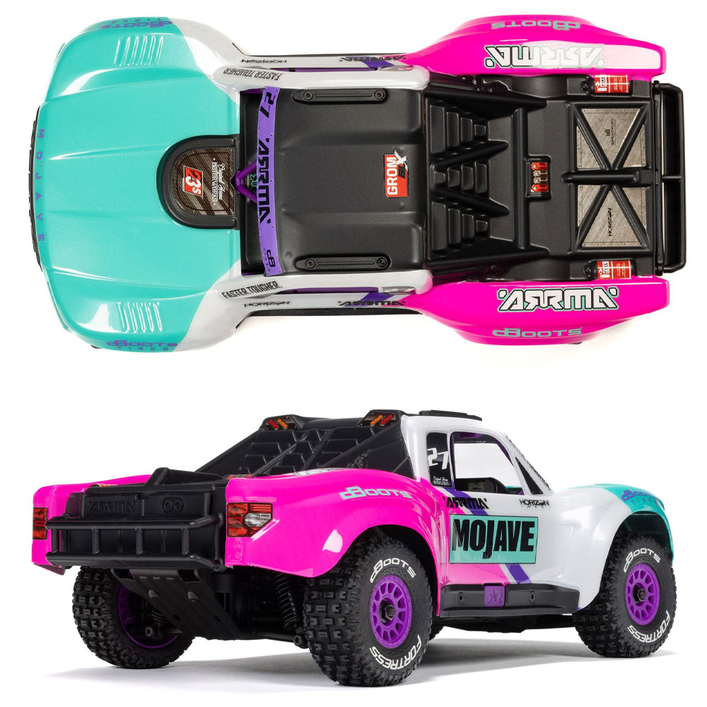 Arrma Mojave GROM 223S BLX 4X4 2S/3S 1:18 RTR Truck w/Battery & Charger - Pink