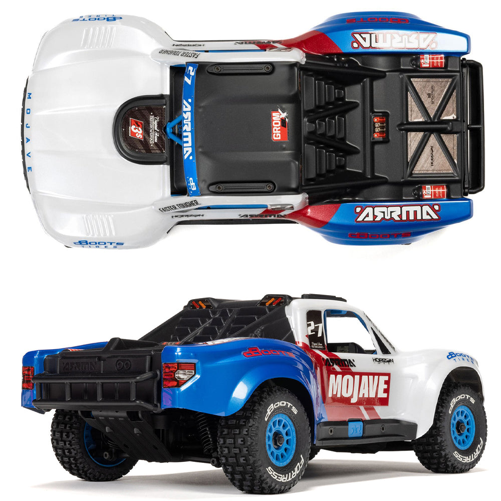 Arrma Mojave GROM 223S BLX 4X4 2S/3S 1:18 RTR Truck w/Battery & Charger - White