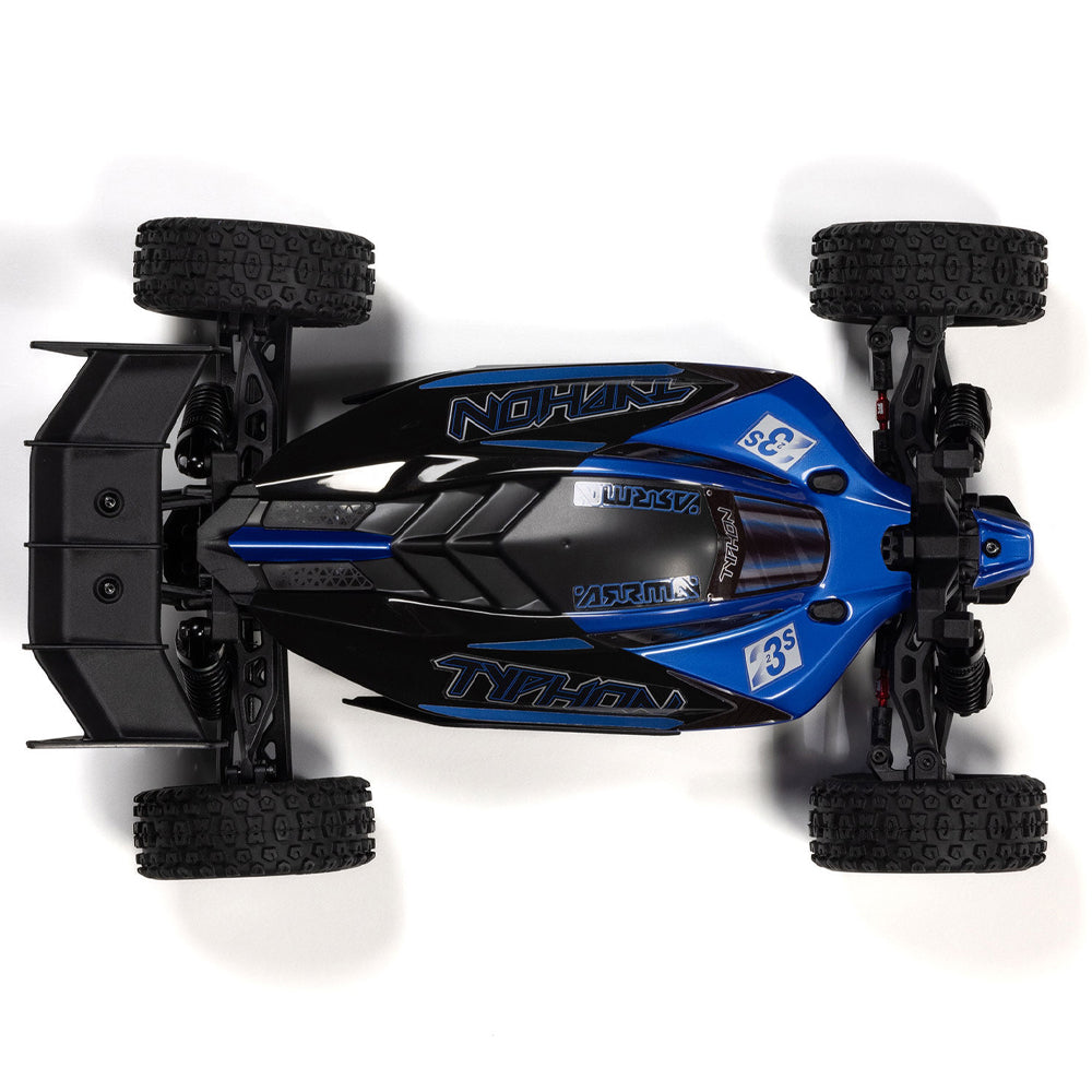 Arrma Typhon GROM 223S BLX 4X4 2S/3S 1:18 RTR Buggy w/Battery & Charger - Blue