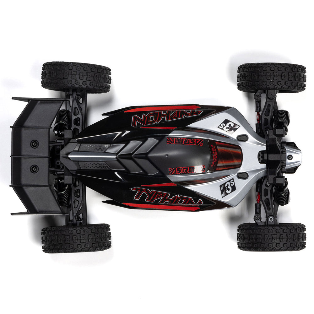 Arrma Typhon GROM 223S BLX 4X4 2S/3S 1:18 RTR Buggy - Silver