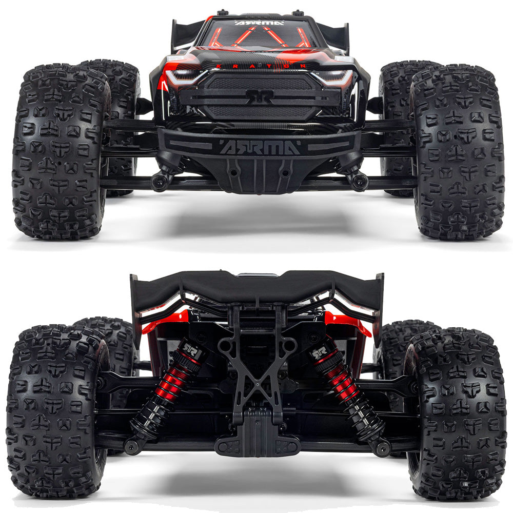 Arrma Mini Kraton 3S DSC 4x4 1:16 RTR RC Truck - Black/Red