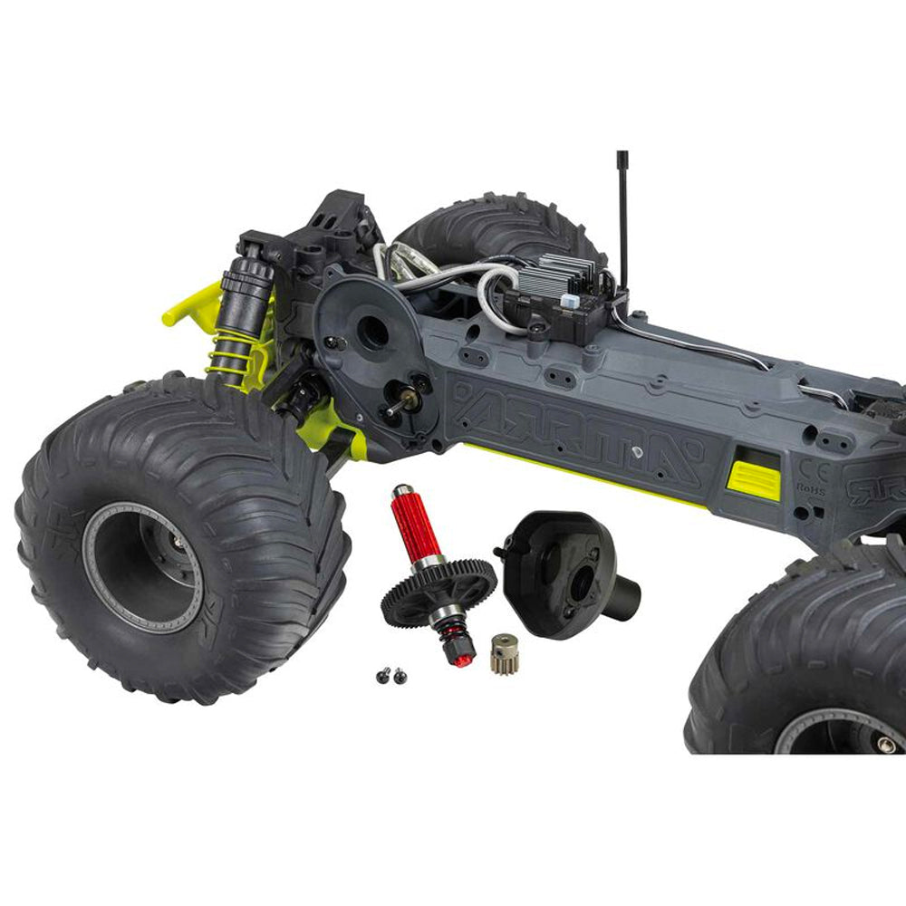 Arrma Gorgon 2WD Monster Truck 1:10 RTR RC Car - Yellow ARA3230ST1