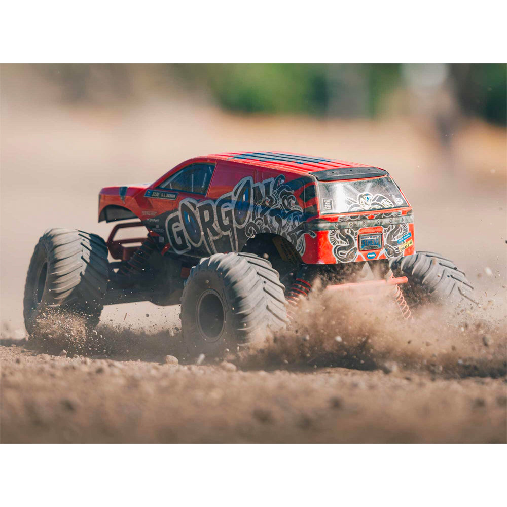 Arrma Gorgon 2WD Monster Truck 1:10 RTR RC Car - Red ARA3230ST2