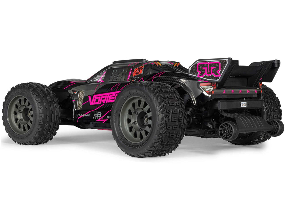 Arrma 1/10 Vorteks 223S DSC Brushless 2WD Stadium Truck RTR - Pink