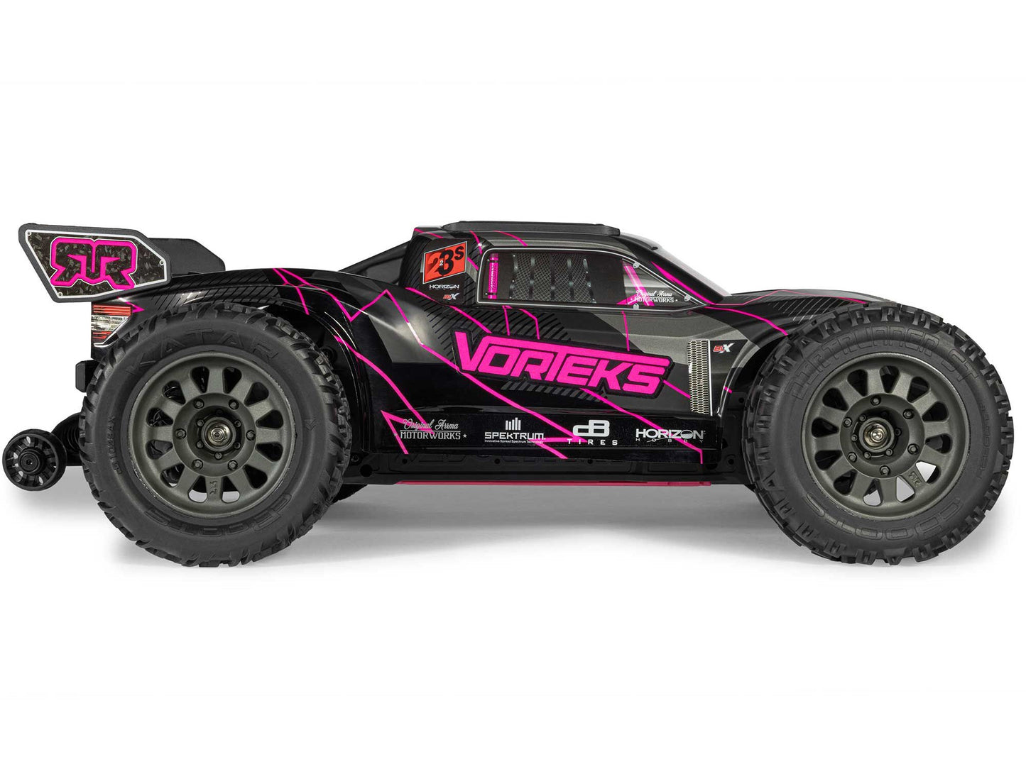 Arrma 1/10 Vorteks 223S DSC Brushless 2WD Stadium Truck RTR - Pink