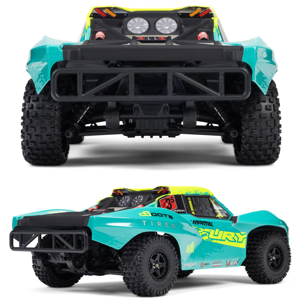 Arrma FURY 223S BLX 4X2 SCT w/DSC 1:10 RTR RC Car - Green