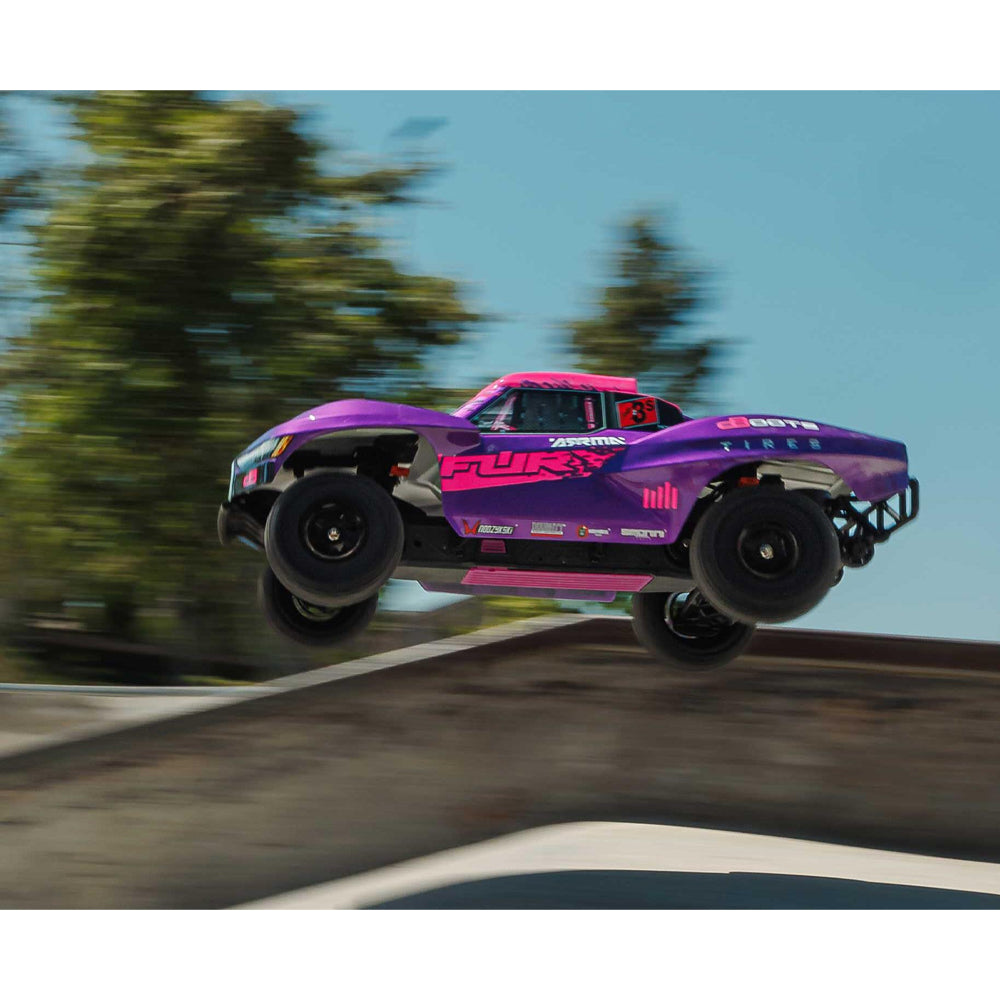 Arrma FURY 223S BLX 4X2 SCT w/DSC 1:10 RTR RC Car - Purple