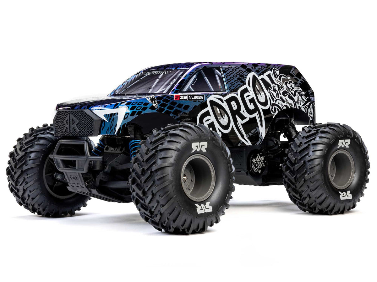 Arrma Gorgon 223S Brushless 2WD Monster Truck RTR - Blue/Black 1:10 C-ARA3530T1