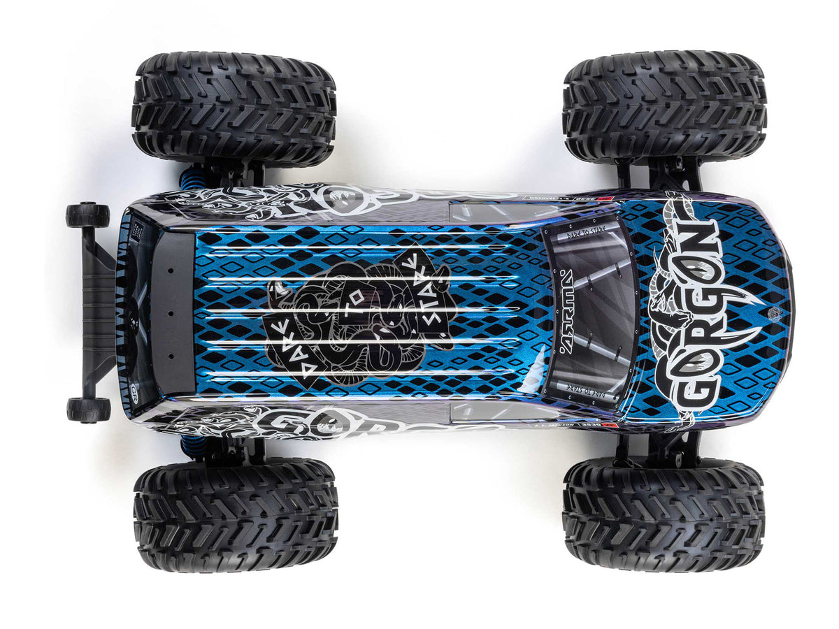 Arrma Gorgon 223S Brushless 2WD Monster Truck RTR - Blue/Black 1:10 C-ARA3530T1