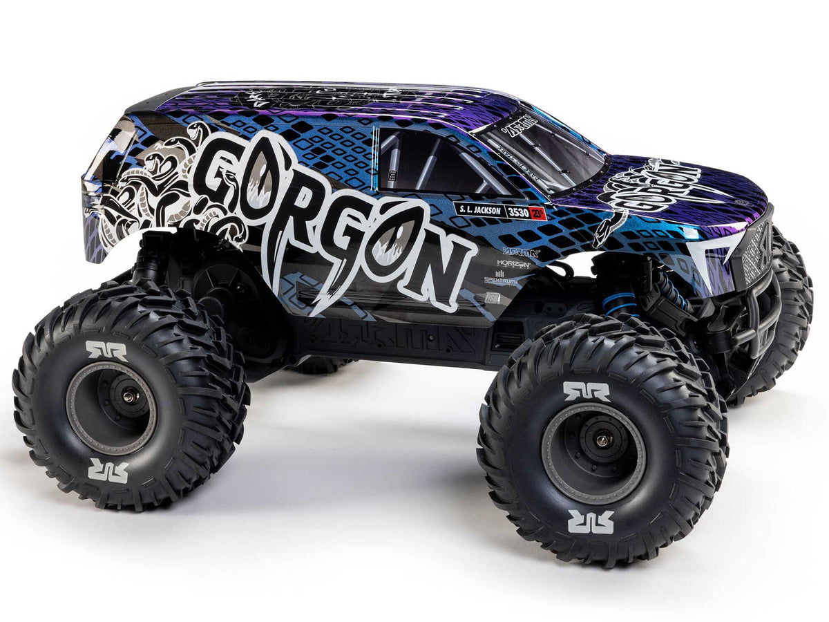 Arrma Gorgon 223S Brushless 2WD Monster Truck RTR - Blue/Black 1:10 C-ARA3530T1 - image 3