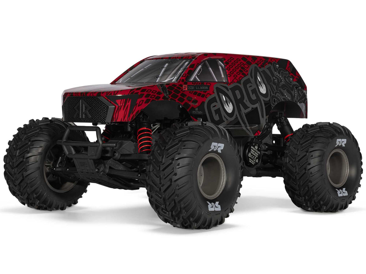 Arrma Gorgon 223S Brushless 2WD Monster Truck RTR - Red/Black 1:10 C-ARA3530T2